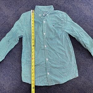 Vineyard Vines Performance Boys Gingham Button Down Shirt Size Small